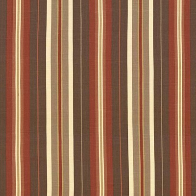 Kasmir Twitter Stripe Paprika in 1417 Multi Upholstery Linen  Blend Fire Rated Fabric