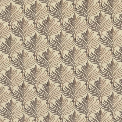 Kasmir Valmont Sandstone in 1433 Beige Polyester  Blend Crewel and Embroidered  Vine and Flower   Fabric