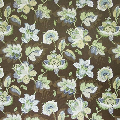 Kasmir Westleigh Floral Truffle in 1390 Brown Upholstery Cotton  Blend Fire Rated Fabric Vine and Flower  Jacobean Floral   Fabric