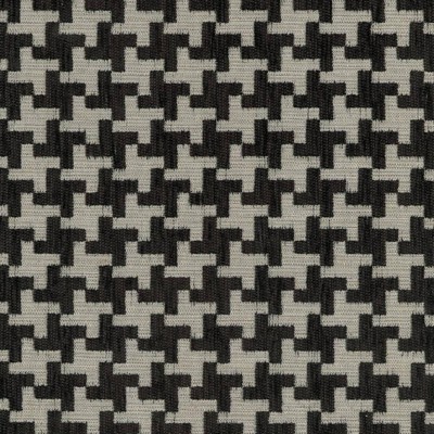 Kasmir Windmill Carbon in 1438 Multi Upholstery Acrylic  Blend Houndstooth   Fabric