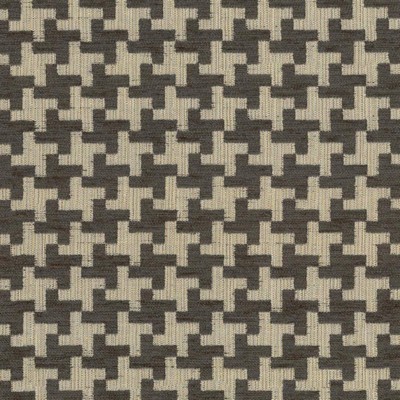 Kasmir Windmill Charcoal in 1438 Grey Upholstery Acrylic  Blend Houndstooth   Fabric