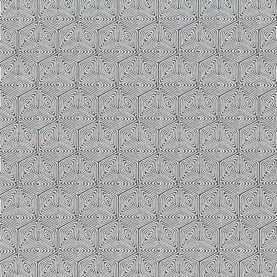 Kasmir Woodhaven Charcoal in 5085 Grey Upholstery Cotton  Blend Fire Rated Fabric Geometric   Fabric