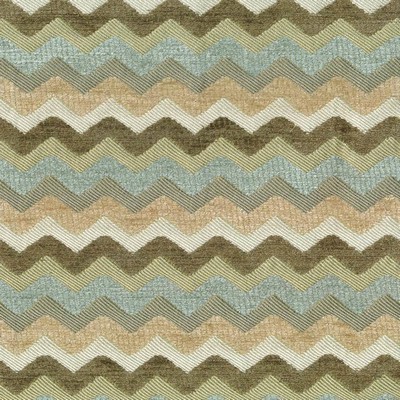 Kasmir Zigzag Raintree in TUEXDO PARK Green Upholstery Rayon  Blend Fire Rated Fabric Patterned Chenille  Zig Zag   Fabric