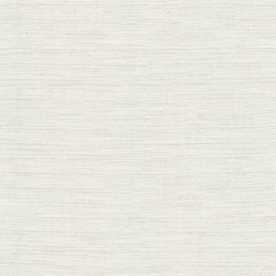 Kasmir Aegean White in 5150 White Polyester  Blend Solid Faux Silk   Fabric