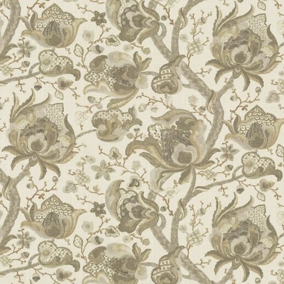Kasmir Avonlea Grey in 1457 Grey Linen
45%  Blend Fire Rated Fabric Medium Duty CA 117  NFPA 260  Jacobean Floral   Fabric