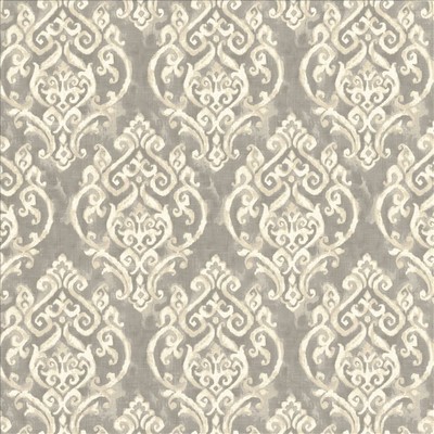 Kasmir Beloved Smoke in 1471 Grey Linen
45%  Blend Fire Rated Fabric Classic Damask  Medium Duty CA 117  Floral Medallion   Fabric