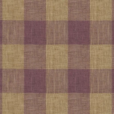 Kasmir Buffalo Lilac in 1452 Purple Polyester  Blend Fire Rated Fabric Buffalo Check  High Performance CA 117  NFPA 260  Plaid and Tartan  Fabric