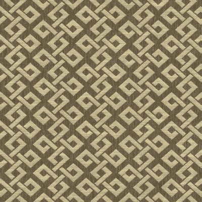 Kasmir Connected Walnut in 5122 Brown Upholstery Polyester  Blend Fire Rated Fabric Heavy Duty CA 117  NFPA 260  Geometric   Fabric