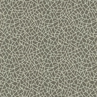 Kasmir Cracked Glass Pewter in 5144 Silver Polyester  Blend Fire Rated Fabric Heavy Duty CA 117  NFPA 260   Fabric