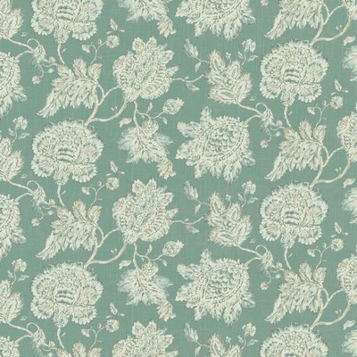 Kasmir Definitive Cloud in 1453 White Linen  Blend Fire Rated Fabric Medium Duty CA 117  NFPA 260  Vine and Flower  Jacobean Floral   Fabric