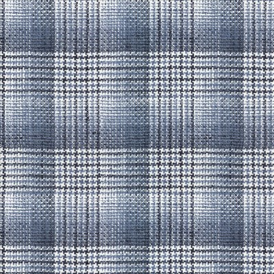 Kasmir Distinguished Lakeland in 1467 White Polyester
 Fire Rated Fabric High Performance CA 117  NFPA 260  Houndstooth  Plaid and Tartan  Fabric