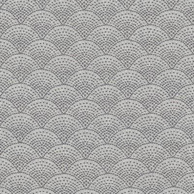 Kasmir Fishscales Gray in 5123 Grey Upholstery Recycled  Blend Fire Rated Fabric Light Duty CA 117   Fabric