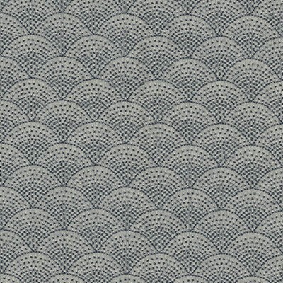 Kasmir Fishscales Slate in 5125 Grey Upholstery Recycled  Blend Fire Rated Fabric Light Duty CA 117   Fabric