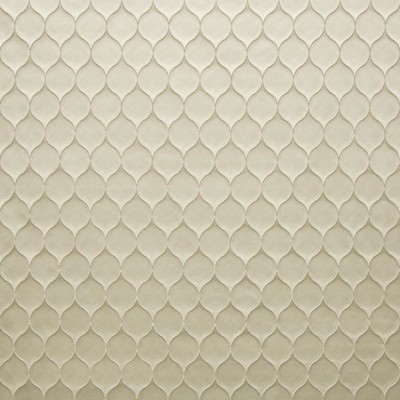 Kasmir Glensheen Dove Grey in 5147 Grey Polyester  Blend Trellis Diamond  Solid Satin   Fabric