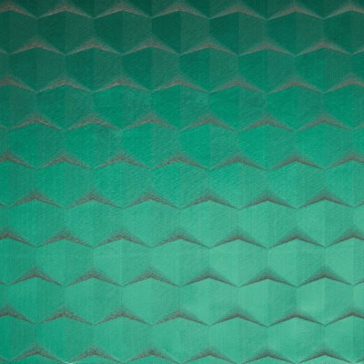 Kasmir Inclination Teal in 1460 Green Polyester
 Fire Rated Fabric Circles and Swirls Medium Duty CA 117   Fabric