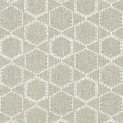 Kasmir Juvenescent Limestone in 1470 Grey Cotton
48%  Blend Fire Rated Fabric Geometric  Crewel and Embroidered  Light Duty CA 117  NFPA 260   Fabric