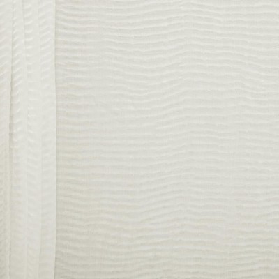 Kasmir Laurinda Snow in 1465 White Polyester
 Fire Rated Fabric NFPA 701 Flame Retardant  Extra Wide Sheer   Fabric