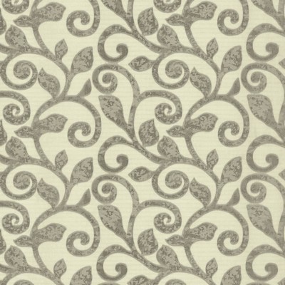 Kasmir Lerna Slate in 5157 Grey Sheer Polyester  Blend Vine and Flower  Scroll  Floral Sheer   Fabric