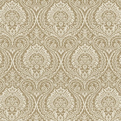 Kasmir Octave Chalk in 5153 Beige Linen  Blend Fire Rated Fabric Classic Damask  Heavy Duty CA 117  NFPA 260  Jacobean Floral   Fabric