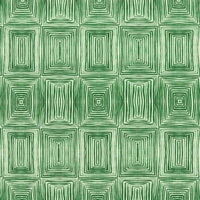 Kasmir Quadri Green in 5154 Green Linen  Blend Fire Rated Fabric Squares  Medium Duty CA 117  Geometric   Fabric