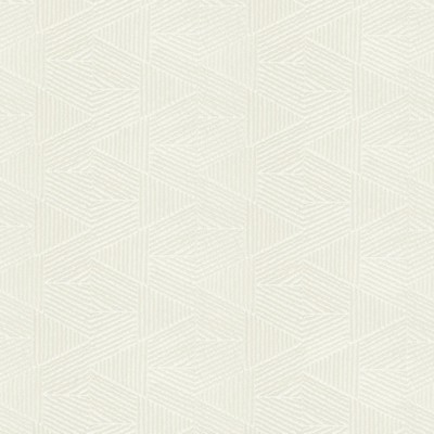 Kasmir Rhombus Cloud in 5119 White Polyester  Blend Fire Rated Fabric