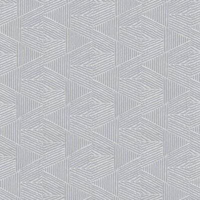 Kasmir Rhombus Pewter in 5119 Silver Polyester  Blend Fire Rated Fabric