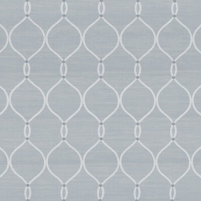 Kasmir Tidepool Serenity in 1449 Grey Polyester  Blend Fire Rated Fabric