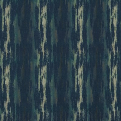 Kasmir Undulate Indigo in 1454 Blue Viscose  Blend Fire Rated Fabric Traditional Chenille  Patterned Chenille  Geometric  Heavy Duty CA 117  NFPA 260  Zig Zag  Striped   Fabric