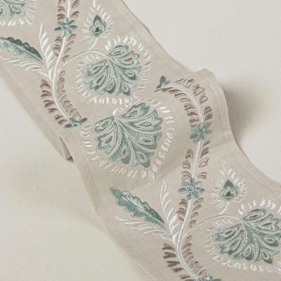 Colefax and Fowler Florinda Braid Old Blue 5452-02 Designer Fabrics 435 5452 02 Blue Linen  Blend