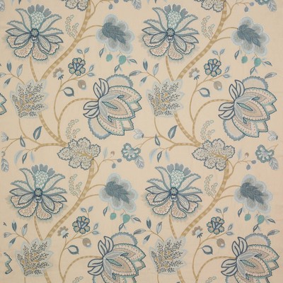 Colefax and Fowler Baptista Linen Blue F4102-04 Designer Fabrics 435 F4102 04 Blue Linen  Blend