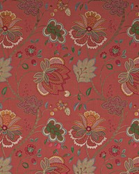 Baptista Linen Red F4102-07 by  Colefax and Fowler 