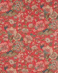 Flores Red F4816-02 by  Colefax and Fowler 