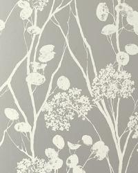 MOONPENNIES SILVER by  Schumacher Wallpaper 