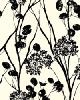 Schumacher Wallpaper MOONPENNIES BLACK & IVORY