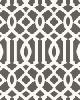Schumacher Wallpaper IMPERIAL TRELLIS CHARCOAL