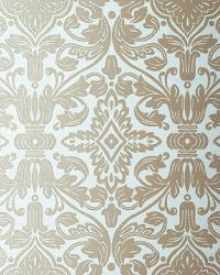VARENNA DAMASK ROBINS EGG by  Schumacher Wallpaper 