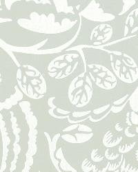 UCCELLO AQUA by  Schumacher Wallpaper 