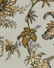 Schumacher Wallpaper COCONUT GROVE AQUA & TAN
