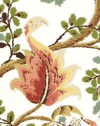 FOX HOLLOW IVORY by  Schumacher Wallpaper 