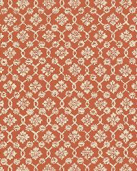 HARBURY TRELLIS CORAL by  Schumacher Wallpaper 