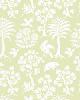 Schumacher Wallpaper PALM DAMASK WILLOW
