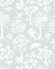 Schumacher Wallpaper PALM DAMASK SKY