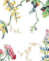 CHICKADEE FLORAL PRIMARY by  Old World Weavers 