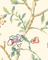 ANNABELLE VINE PRIMARY by  Schumacher Wallpaper 