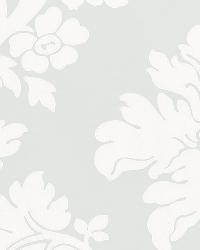 TIERNI DAMASK ROBINS EGG by  Schumacher Wallpaper 