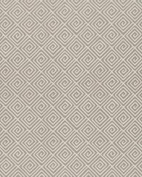 GREEK KEY SILVER by  Schumacher Wallpaper 