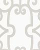 Schumacher Wallpaper MANOR GATE SILVER