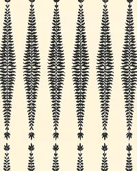 FERN TREE NOIR by  Schumacher Wallpaper 