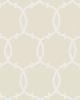 Schumacher Wallpaper TRACERY BISQUE