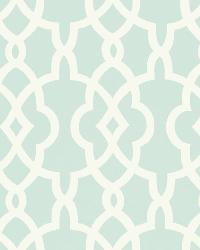 SUMMER PALACE FRET MINERAL by  Schumacher Wallpaper 
